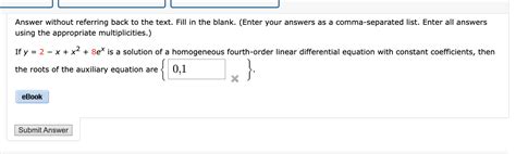 Solved Answer Without Referring Back To The Text Fill In Chegg