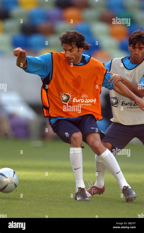 Hollands Ruud Van Nistelrooy During Training Hi Res Stock Photography