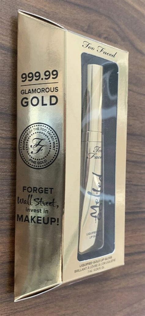 Too Faced Melted Gold Liquified Lip Gloss