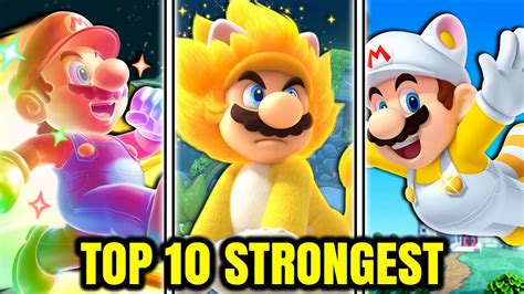 Top Strongest Power Ups In The Mario Universe Youtube