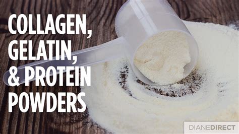 Collagen Gelatin And Protein Powders Diane Direct Youtube