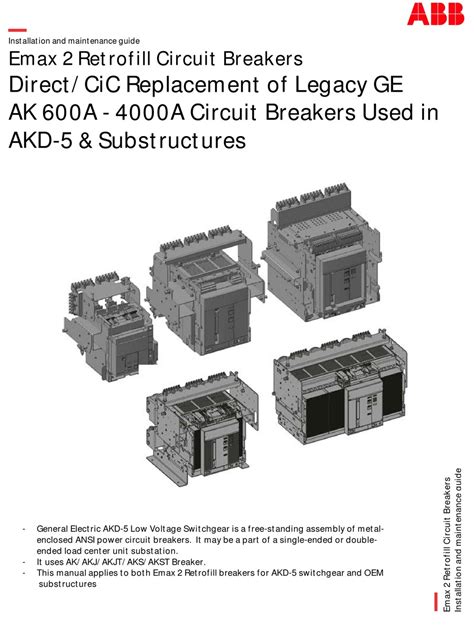 Abb Emax 2 Installation And Maintenance Manual Pdf Download Manualslib