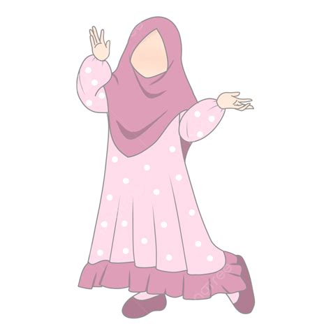 Muslimah Kids Cartoon Muslimah Kids Cartoon Png Transparent Clipart