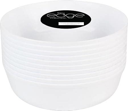 Amazon Plasticpro Pack Oz Bowls Edge Collection White