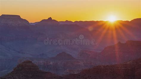 K Time Lapse Grand Canyon National Park At Sunrise Arizona Usa Stock