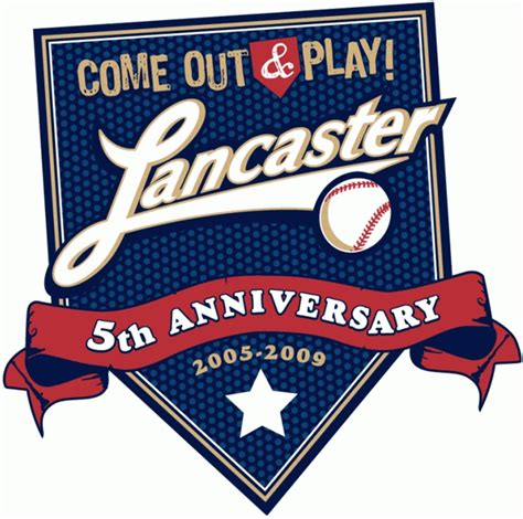 Lancaster Barnstormers Anniversary Logo Atlantic League Alpb