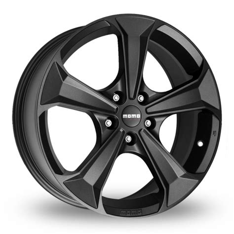 Momo Sentry Matt Black Wider Rear Alloy Wheels Wheelbase