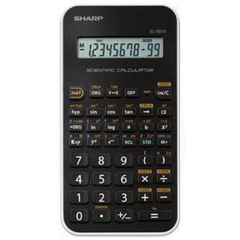 Sharp Junior Handheld Scientific Calculator 10 Digit Battery 397578