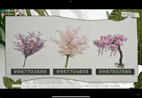 Bloxburg Plant Decal Not Mine Vine Decal Bloxburg Decals Codes