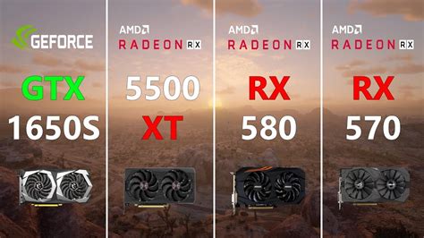 Gtx 1650 Super Vs Rx 5500 Xt Vs Rx 580 Vs Rx 570 Test In 7 Games Youtube