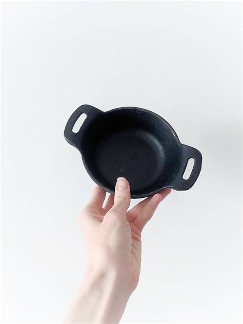 Cast Iron Mini Cauldron With Handles Diameter Etsy