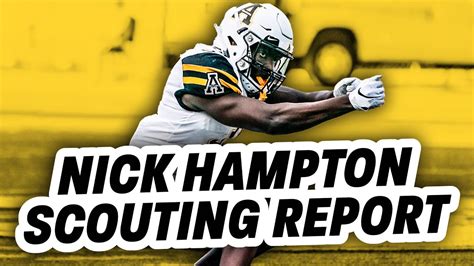 Appalachian State Edge Nick Hampton Nfl Draft Scouting Report