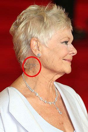 Judy Dench Hair Judi Dench Bob Hair Short White Hair New James Bond