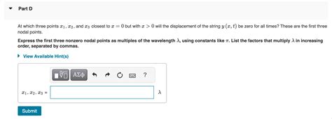 Solved Learning Goal To Understand The Concept Of Nodes Of