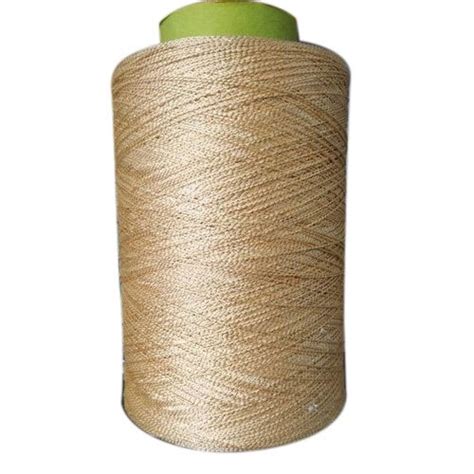 Plain Golden Polyester TPM Embroidery Thread For Textile Industry