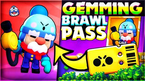 Gemming Brawl Pass Unlocking Gale🔥 Got Another New Brawler😍 Brawl