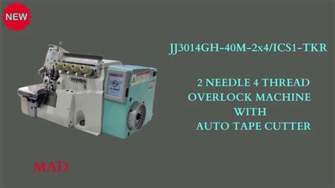 Kansai Special Four Thread Overlock Machine With Auto Tape Cutter Overlock Jj3014gh 40m 2x4 Cs1