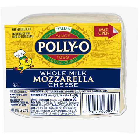 Whole Milk Mozzarella D Oz Polly O