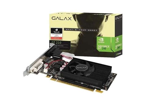 Placa De Video Nvidia Geforce Gt Gb Ddr Bits Galax