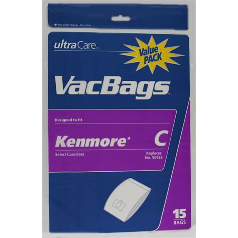 Ultracare Kenmore C Canister Vacuum Bags 3 Pack Appliances