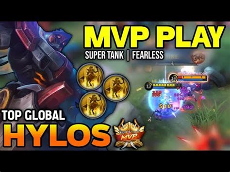 HYLOS BEST BUILD 2023 BUILD TOP 1 GLOBAL HYLOS GAMEPLAY MOBILE