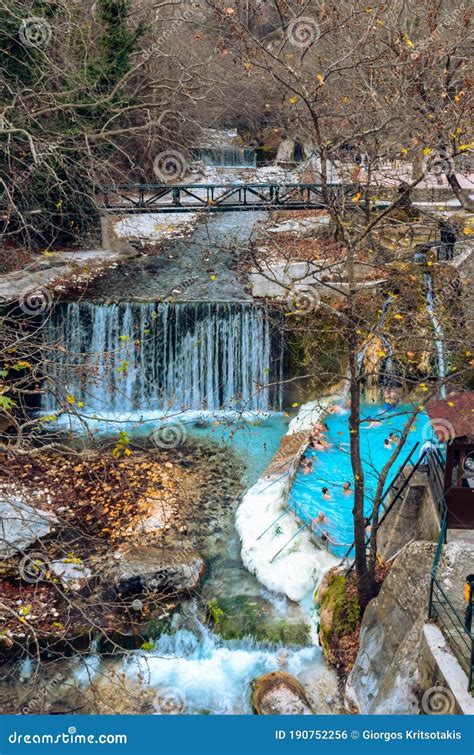 Loutra Pozar Thermal Baths And Hot Springs In Nature In Loutraki Near Edessa, Macedonia, Greece ...