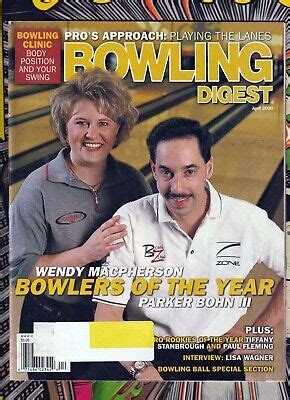 Bowlings Digest Pba Bowlers Of The Year Parker Bohn Wendy Macpherson