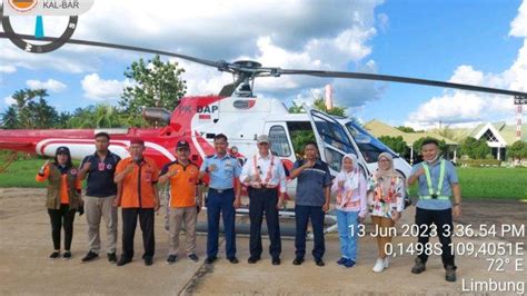 Bnpb Serahkan Helikopter Ke Pemprov Kalbar Bantu Atasi Karhutla