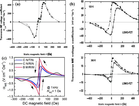 ME Voltage Coefficient Of Various Co Fired ME Composites A PZT NFO