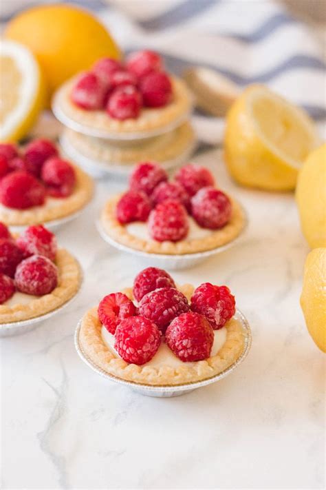 Raspberry Lemon Tarts Easy Dessert Recipe Easy Recipe Depot