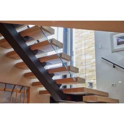 Foshan Indoor Floating Design Straight Staircase Staircase And