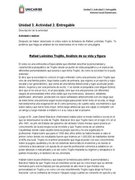 Unidad 3 Actividad 2 Entregable Pdf