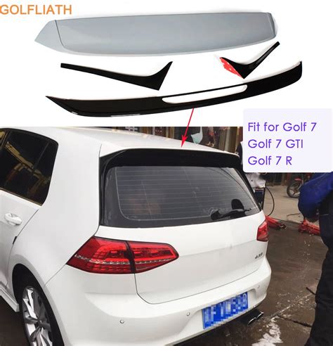 GOLFLIATH Rear Roof Spoiler Wing Lip Fit For VW Golf 7 MK7 GTI R