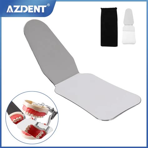 AZDENT Espejos De Fotograf A Dental De Acero Inoxidable Reflector De