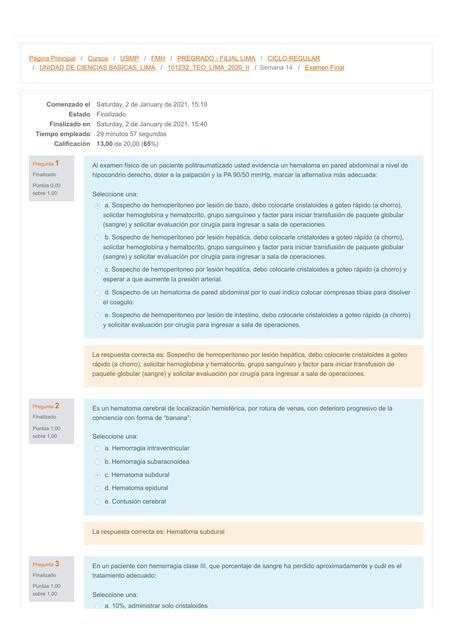 Examen Final Primeros Auxilios Dayan Torres Udocz