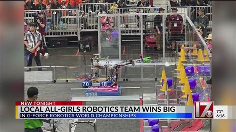 Johnston County All Girls Robotics Team Wins Award In World