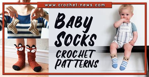 15 Crochet Baby Socks Patterns - Crochet News