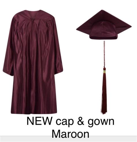 New Jostens Maroon Graduation Cap And Gown For Sale In Mercer Island