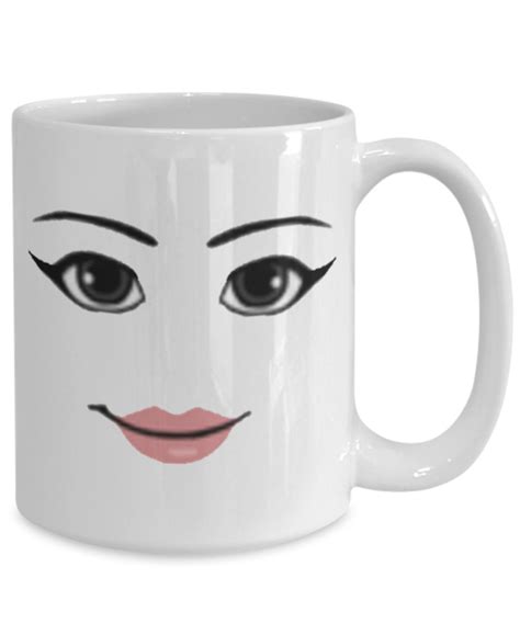 Roblox Girl Mug Roblox Woman Mug Roblox Woman Face Roblox Girl Block