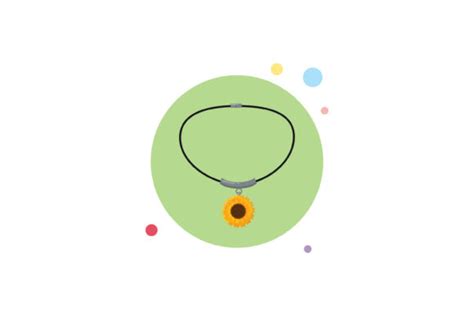 Spring Necklace 5 Circle Bubble Icon Graphic By Raysaozora · Creative