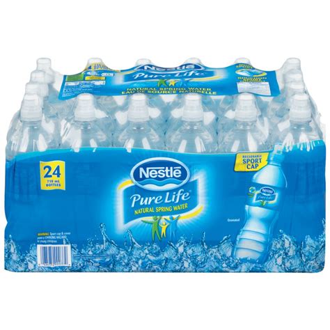 Nestle Pure Life Natural Spring Water Sport Cap 24 X 710 Ml Bulk Mart