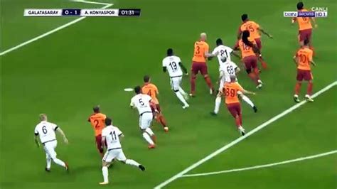 Wilfred Moke Goal HD Galatasaray 0 1 Konyaspor 11 03 2018