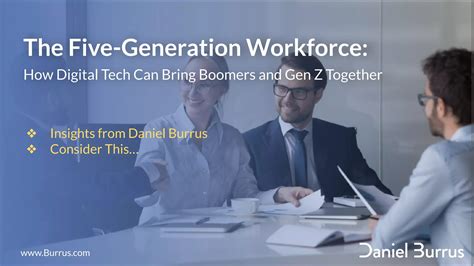 The Five Generation Workforce Ppt