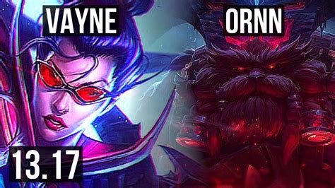 VAYNE Vs ORNN TOP 2 5M Mastery 700 Games Dominating EUW Master