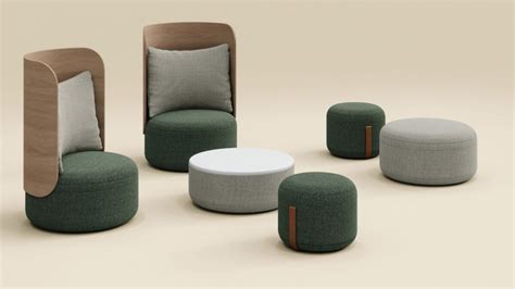 Dotti Lounge Collection for Modern Lounges has Minimalistic Flair