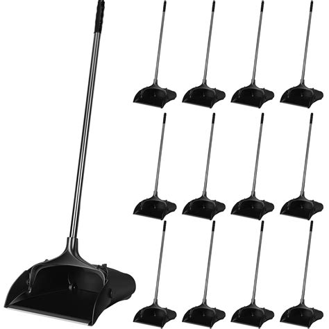 Buy Maxcheck 12 Pcs Commercial Lobby Dustpan Bulk Upright Lobby Dust