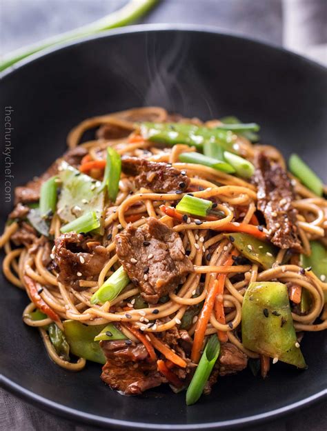 Sesame Garlic Beef Stir Fry The Chunky Chef