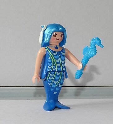 Playmobil Figurine Personnage S Rie Sir Ne Sirene Avec Hippocampe Mer