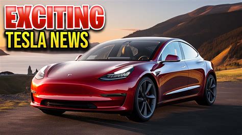 Exciting Tesla News Full Self Driving Model 3 Enhancements And Dramatic Price Reductions Youtube