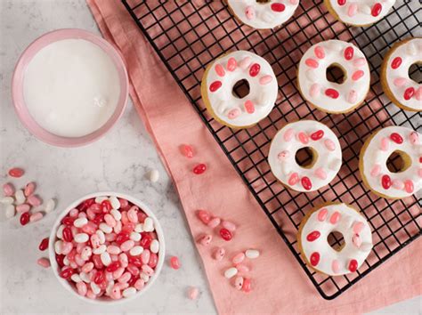 Baked Valentines Day Donuts